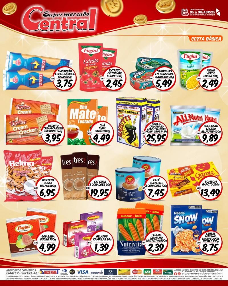 Ofertas Supermercado Central de Rolim de Moura Ofertas Supermercado Central de Rolim de Moura