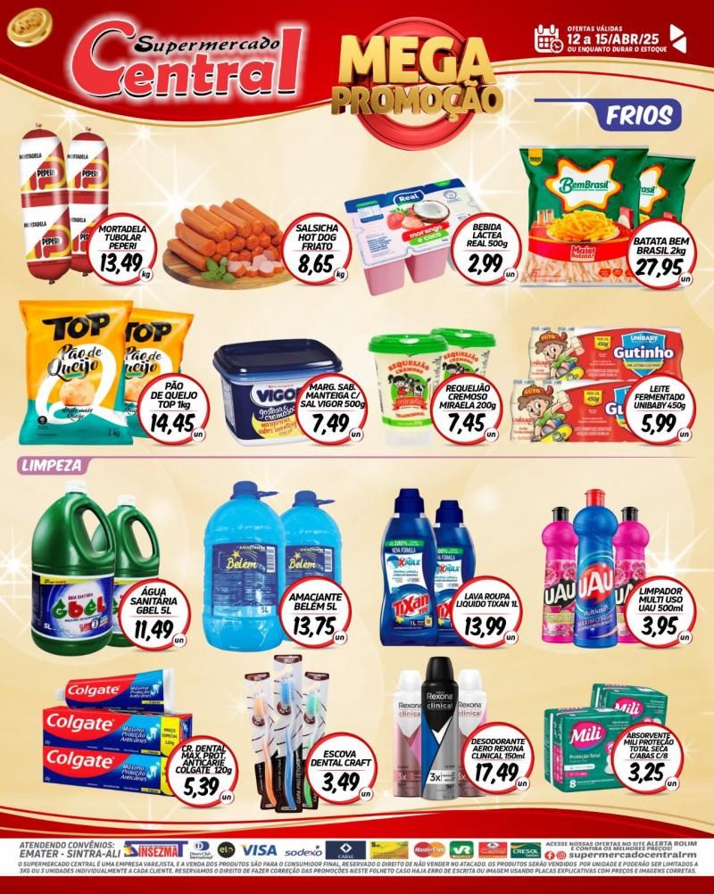 Ofertas Supermercado Central de Rolim de Moura Ofertas Supermercado Central de Rolim de Moura