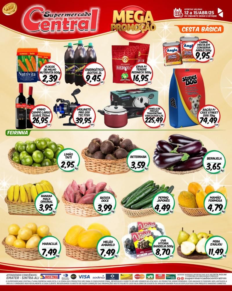 Ofertas Supermercado Central de Rolim de Moura Ofertas Supermercado Central de Rolim de Moura