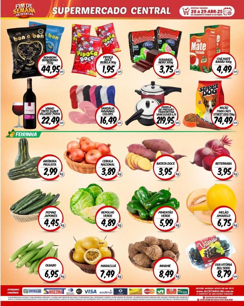 Ofertas Supermercado Central de Rolim de Moura Ofertas Supermercado Central de Rolim de Moura