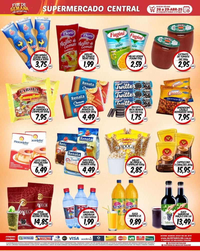 Ofertas Supermercado Central de Rolim de Moura Ofertas Supermercado Central de Rolim de Moura