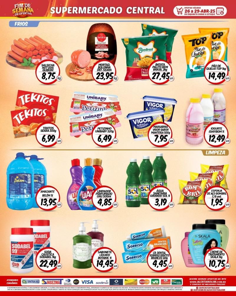 Ofertas Supermercado Central de Rolim de Moura Ofertas Supermercado Central de Rolim de Moura