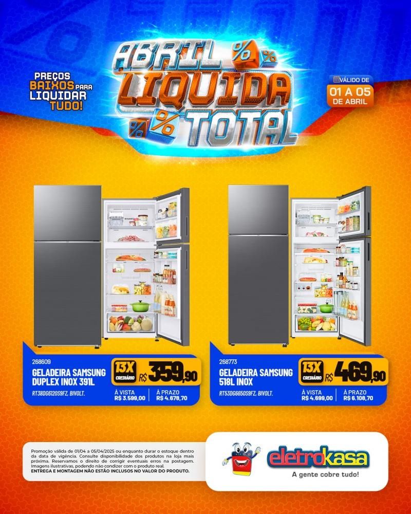 PREÇOS BAIXOS para liquidar tudo nas lojas eletroKasa, em Rolim de Moura PREÇOS BAIXOS para liquidar tudo nas lojas eletroKasa, em Rolim de Moura