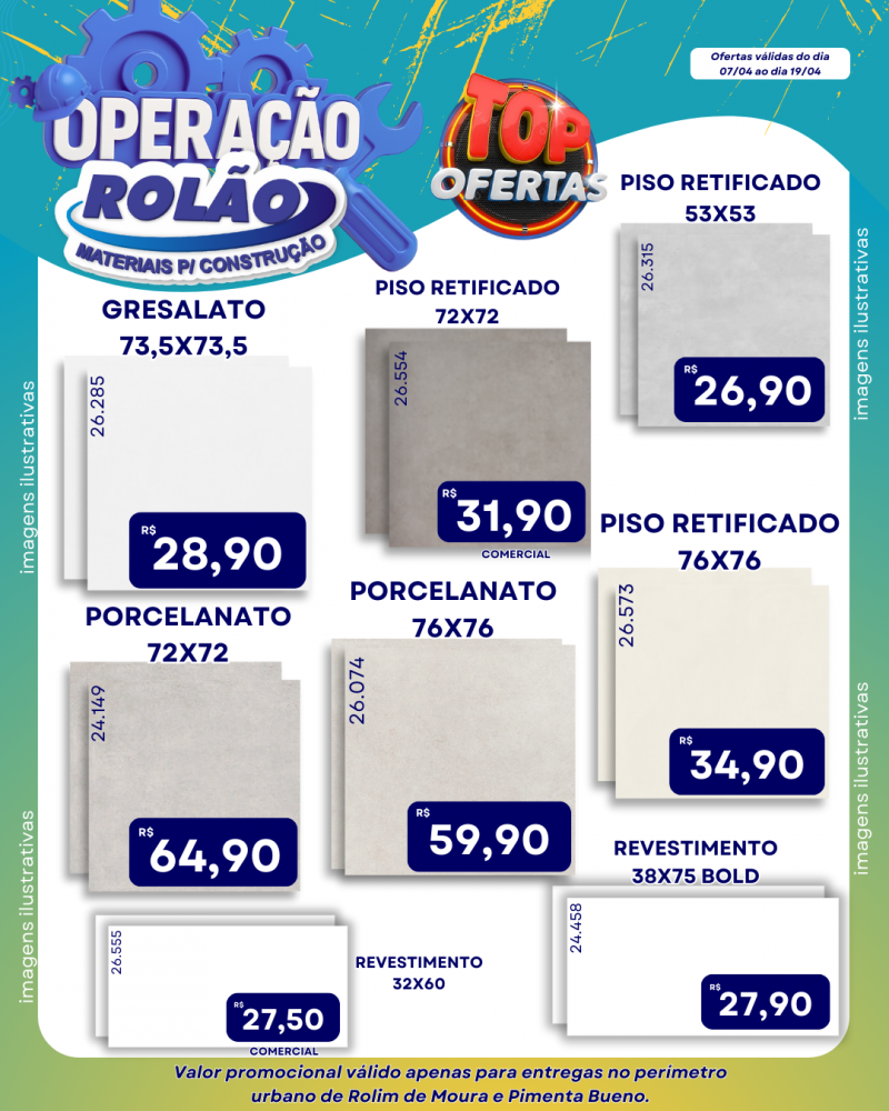 Promoção do Rolão Materiais para Construção Promoção do Rolão Materiais para Construção