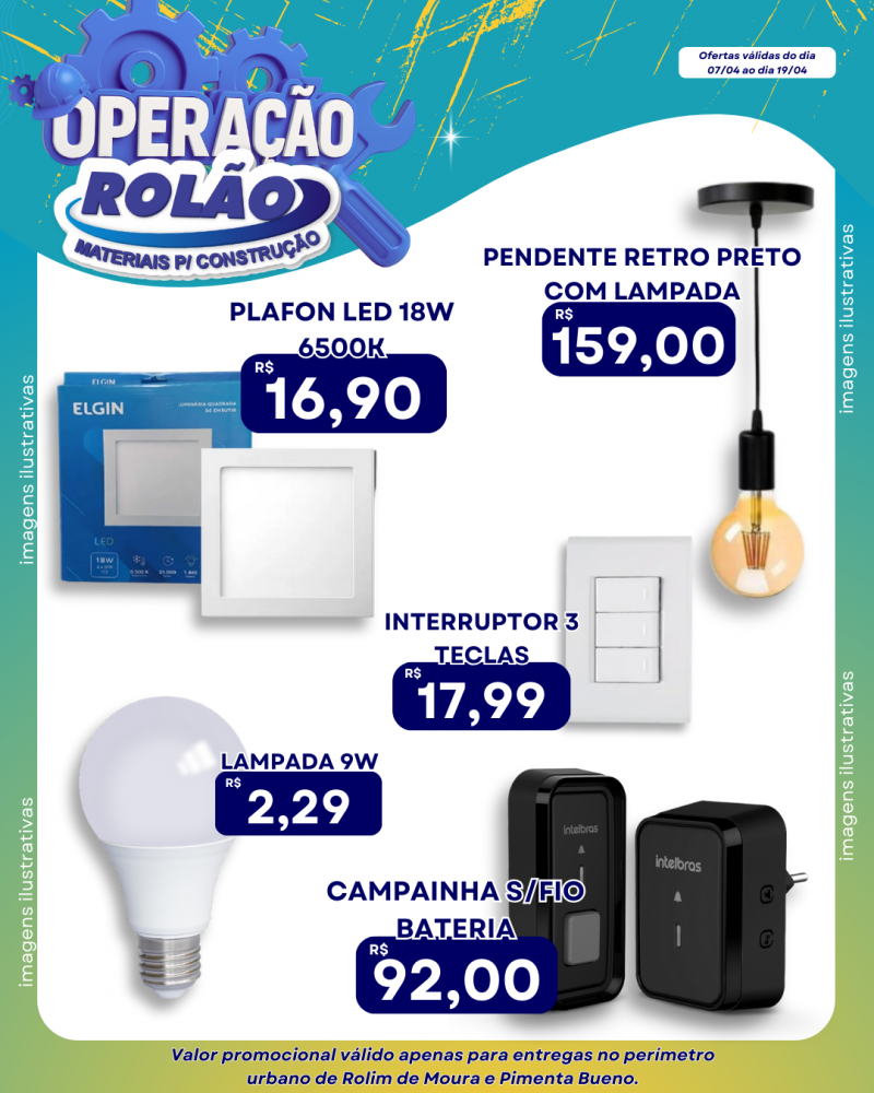 Promoção do Rolão Materiais para Construção Promoção do Rolão Materiais para Construção