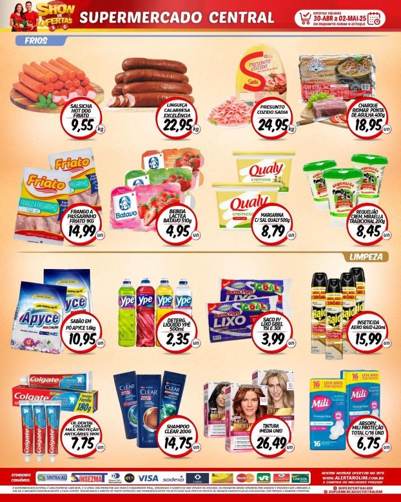 Show de ofertas do Supermercado Central de Rolim de Moura Show de ofertas do Supermercado Central de Rolim de Moura