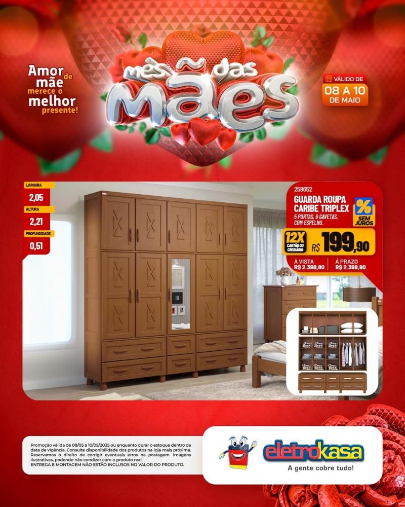 ELETROKASA, Amor de mãe merece o melhor presente ELETROKASA, Amor de mãe merece o melhor presente