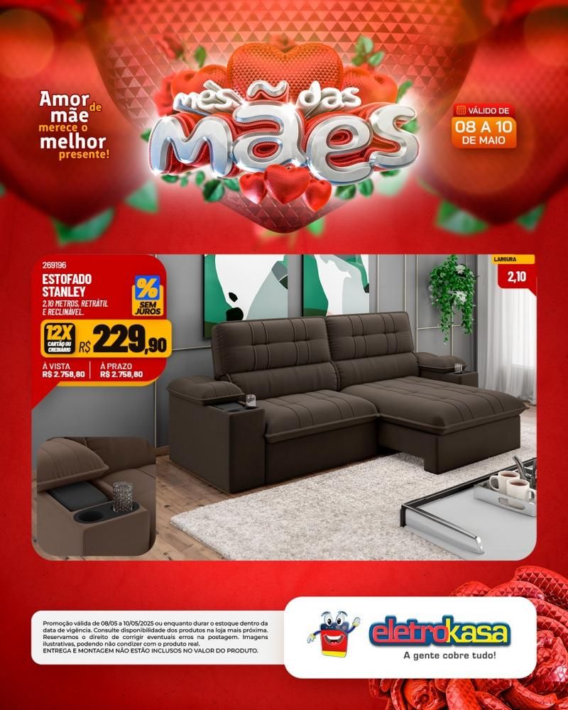 ELETROKASA, Amor de mãe merece o melhor presente ELETROKASA, Amor de mãe merece o melhor presente