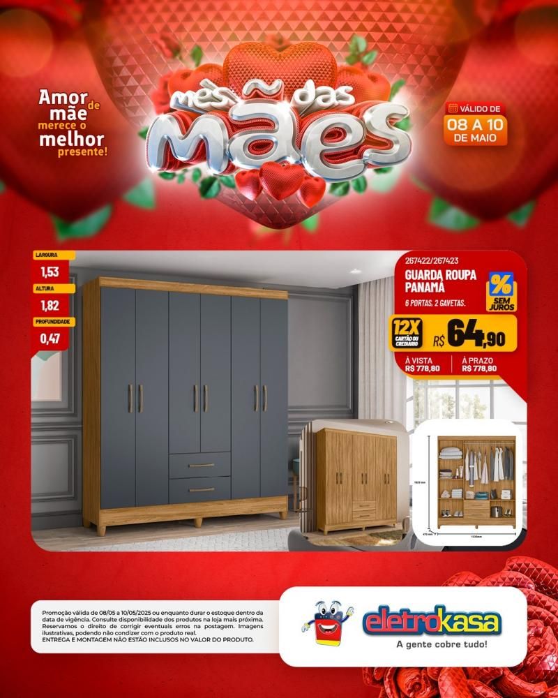 ELETROKASA, Amor de mãe merece o melhor presente ELETROKASA, Amor de mãe merece o melhor presente