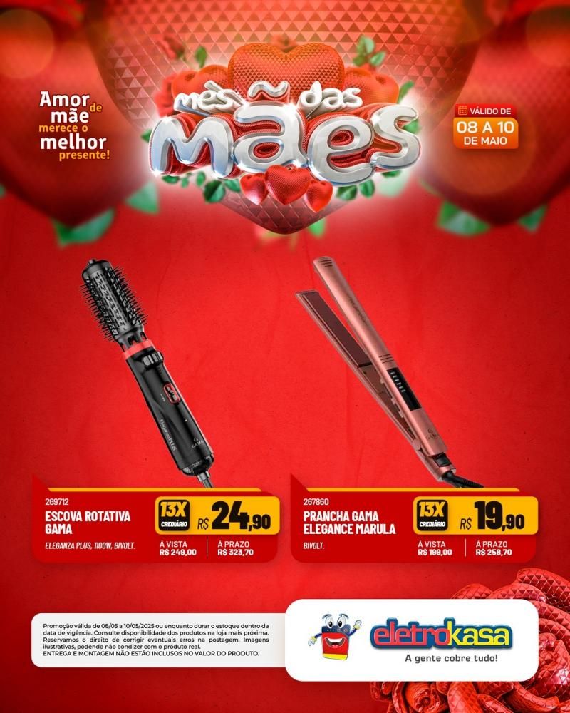 ELETROKASA, Amor de mãe merece o melhor presente ELETROKASA, Amor de mãe merece o melhor presente