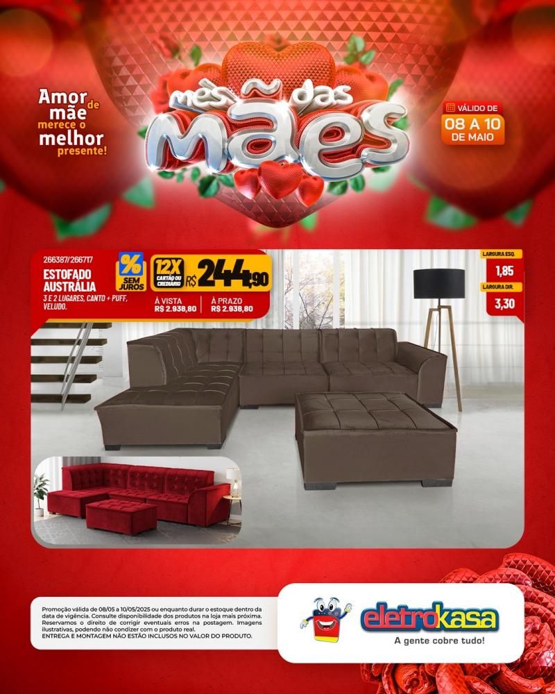 ELETROKASA, Amor de mãe merece o melhor presente ELETROKASA, Amor de mãe merece o melhor presente