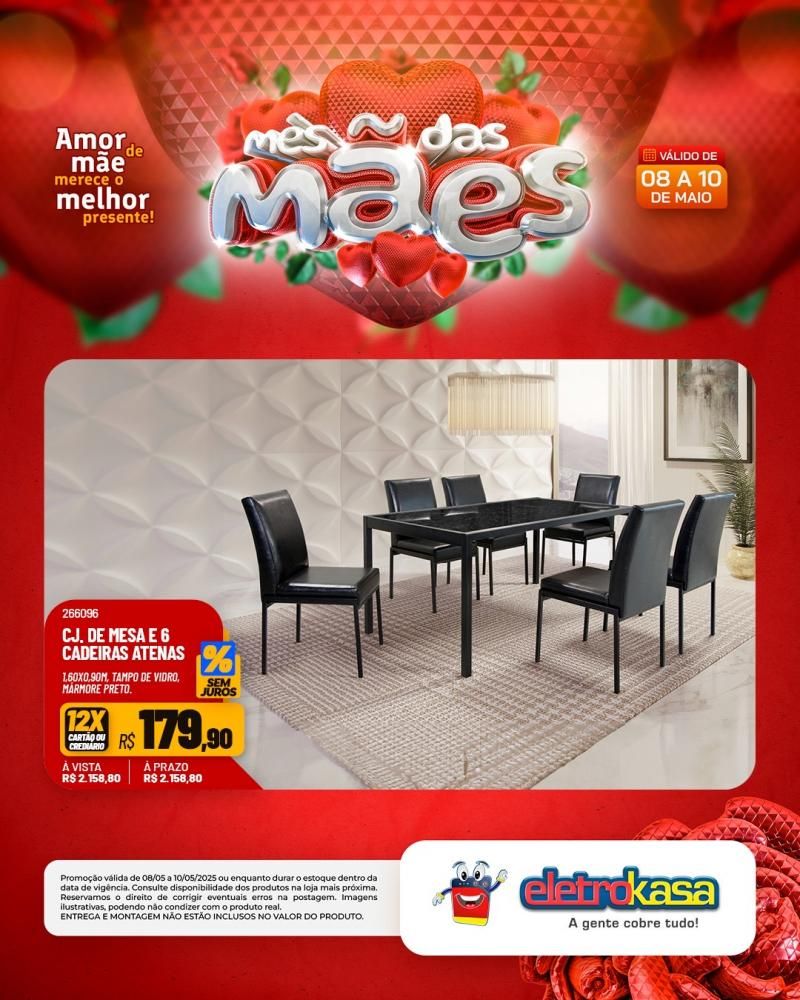 ELETROKASA, Amor de mãe merece o melhor presente ELETROKASA, Amor de mãe merece o melhor presente