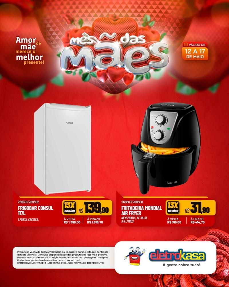 ELETROKASA - Amor de mãe merece o melhor presente ELETROKASA - Amor de mãe merece o melhor presente