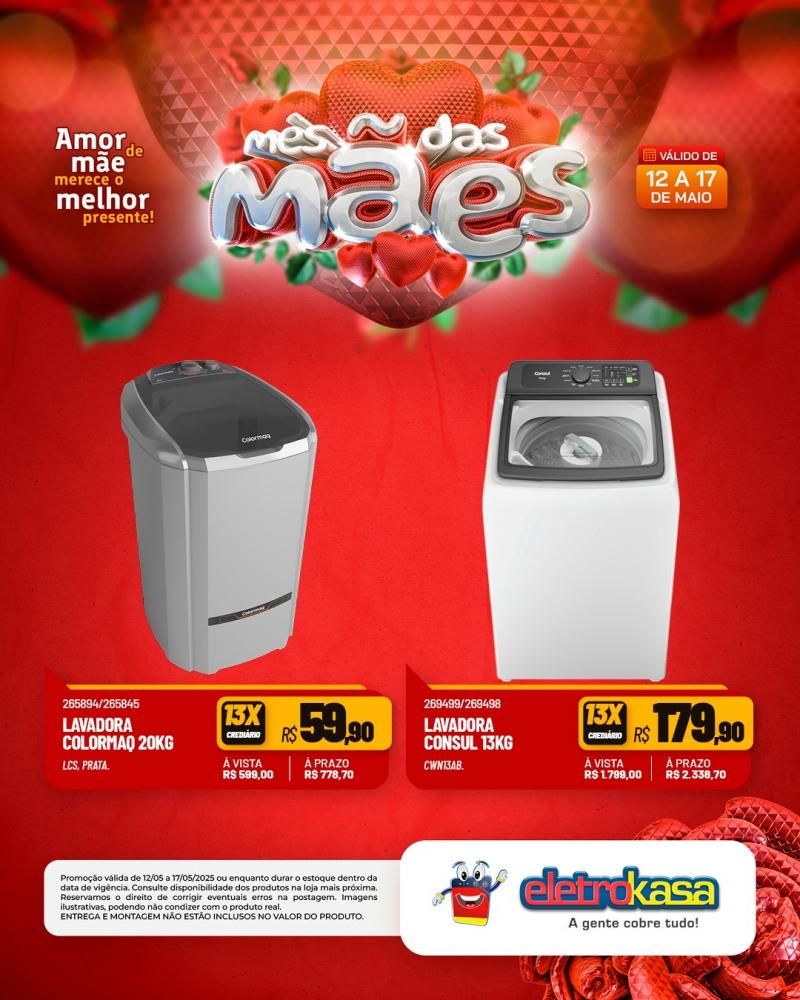 ELETROKASA - Amor de mãe merece o melhor presente ELETROKASA - Amor de mãe merece o melhor presente