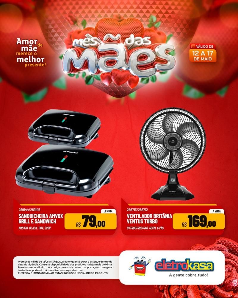 ELETROKASA - Amor de mãe merece o melhor presente ELETROKASA - Amor de mãe merece o melhor presente