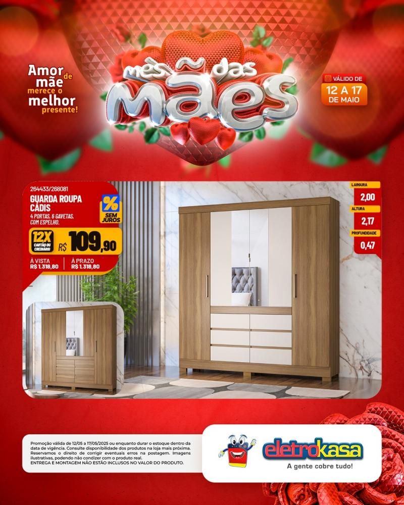 ELETROKASA - Amor de mãe merece o melhor presente ELETROKASA - Amor de mãe merece o melhor presente