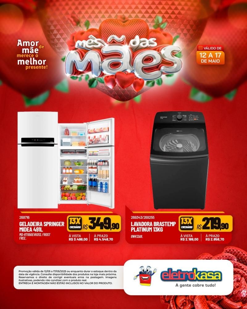 ELETROKASA - Amor de mãe merece o melhor presente ELETROKASA - Amor de mãe merece o melhor presente