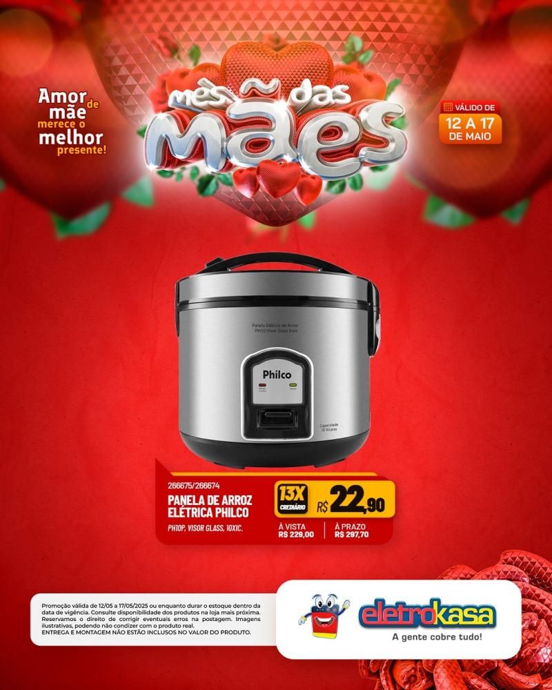 ELETROKASA - Amor de mãe merece o melhor presente ELETROKASA - Amor de mãe merece o melhor presente