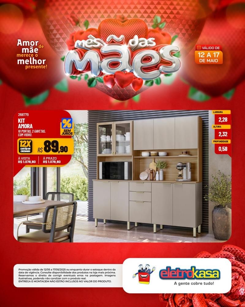 ELETROKASA - Amor de mãe merece o melhor presente ELETROKASA - Amor de mãe merece o melhor presente