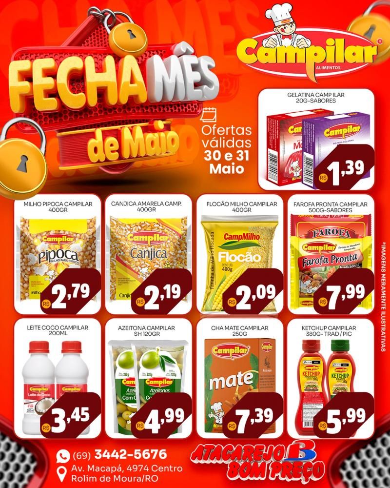 FECHA MÊS DE MAIO com ofertas imperdíveis no ATACAREJO BOM PREÇO em Rolim de Moura FECHA MÊS DE MAIO com ofertas imperdíveis no ATACAREJO BOM PREÇO em Rolim de Moura