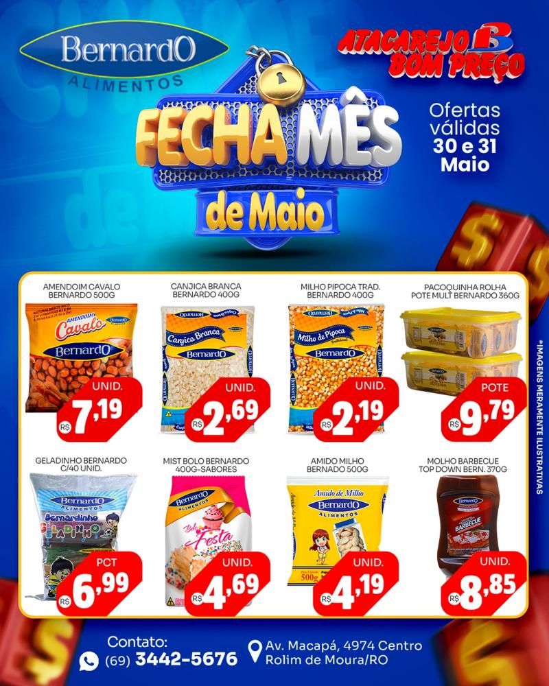 FECHA MÊS DE MAIO com ofertas imperdíveis no ATACAREJO BOM PREÇO em Rolim de Moura FECHA MÊS DE MAIO com ofertas imperdíveis no ATACAREJO BOM PREÇO em Rolim de Moura