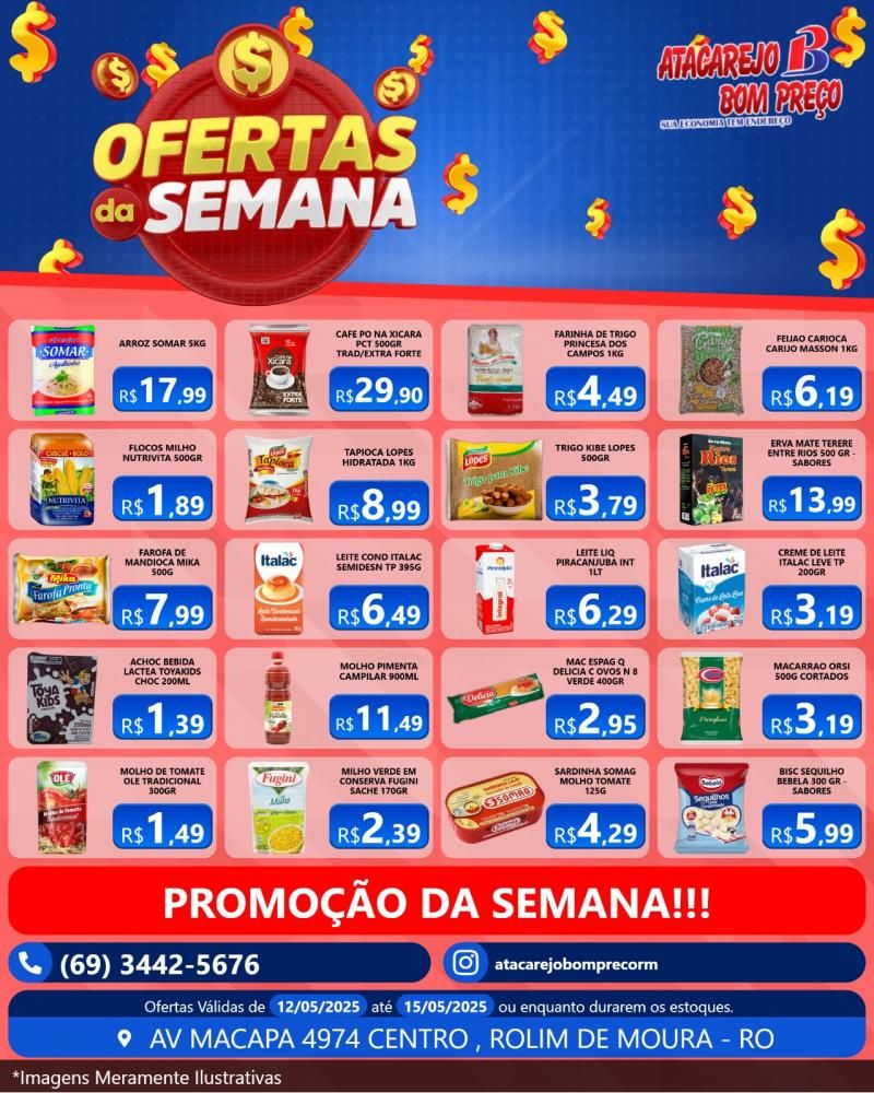 Ofertas da semana do Atacarejo Bom Preço de Rolim de Moura Ofertas da semana do Atacarejo Bom Preço de Rolim de Moura