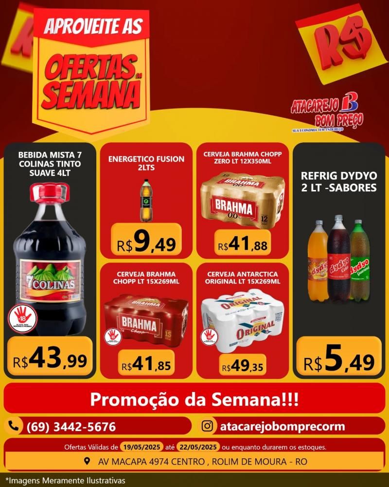 Ofertas da Semana no ATACAREJO BOM PREÇO em Rolim de Moura Ofertas da Semana no ATACAREJO BOM PREÇO em Rolim de Moura