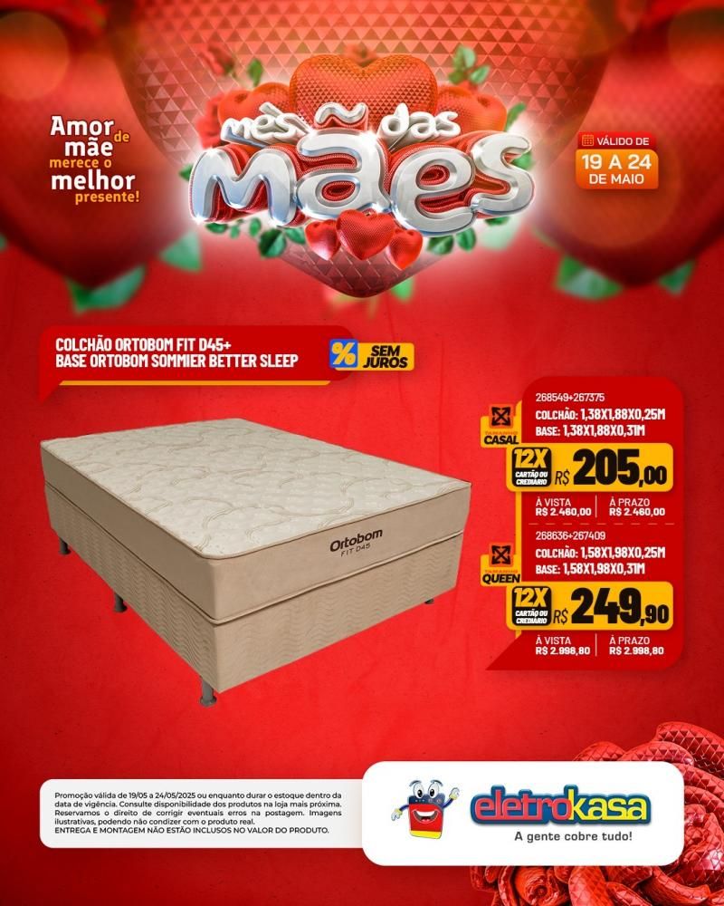 Ofertas especiais no mês das Mães, nas Lojas eletroKasa, em Rolim de Moura Ofertas especiais no mês das Mães, nas Lojas eletroKasa, em Rolim de Moura
