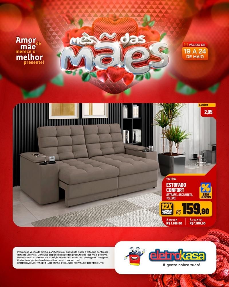 Ofertas especiais no mês das Mães, nas Lojas eletroKasa, em Rolim de Moura Ofertas especiais no mês das Mães, nas Lojas eletroKasa, em Rolim de Moura