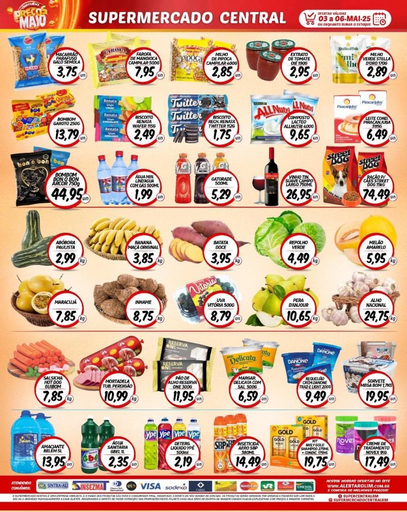 Ofertas Supermercado Central de Rolim de Moura Ofertas Supermercado Central de Rolim de Moura