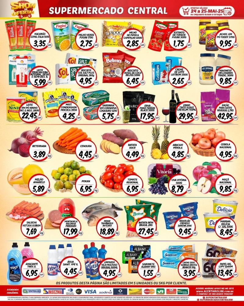 Ofertas Supermercado Central de Rolim de Moura Ofertas Supermercado Central de Rolim de Moura