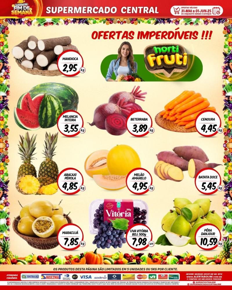 Ofertas Supermercado Central de Rolim de Moura Ofertas Supermercado Central de Rolim de Moura