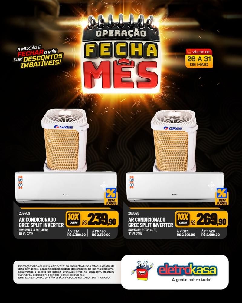 OPERAÇÃO FECHA MÊS, nas Lojas eletroKasa, em Rolim de Moura OPERAÇÃO FECHA MÊS, nas Lojas eletroKasa, em Rolim de Moura