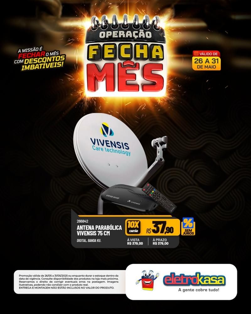 OPERAÇÃO FECHA MÊS, nas Lojas eletroKasa, em Rolim de Moura OPERAÇÃO FECHA MÊS, nas Lojas eletroKasa, em Rolim de Moura