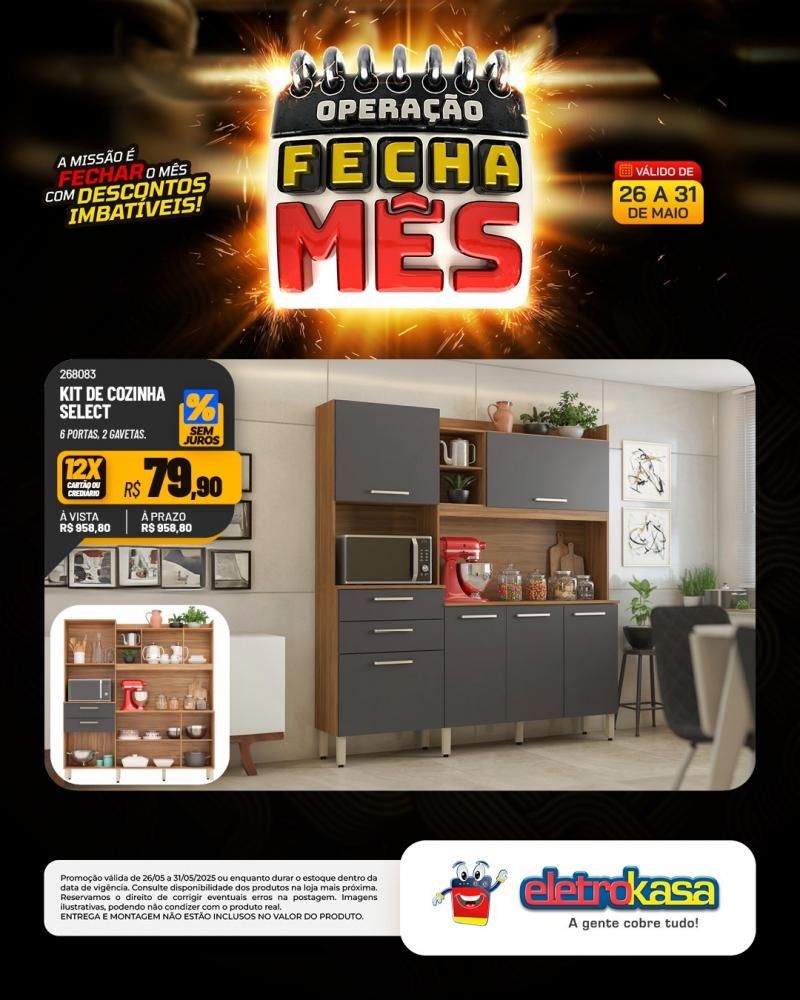 OPERAÇÃO FECHA MÊS, nas Lojas eletroKasa, em Rolim de Moura OPERAÇÃO FECHA MÊS, nas Lojas eletroKasa, em Rolim de Moura