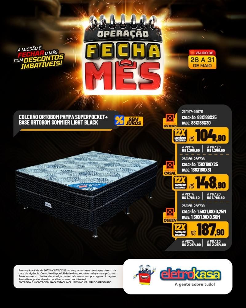 OPERAÇÃO FECHA MÊS, nas Lojas eletroKasa, em Rolim de Moura OPERAÇÃO FECHA MÊS, nas Lojas eletroKasa, em Rolim de Moura