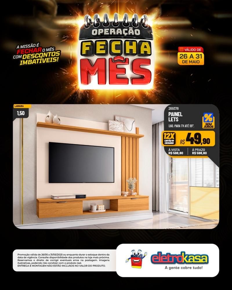 OPERAÇÃO FECHA MÊS, nas Lojas eletroKasa, em Rolim de Moura OPERAÇÃO FECHA MÊS, nas Lojas eletroKasa, em Rolim de Moura