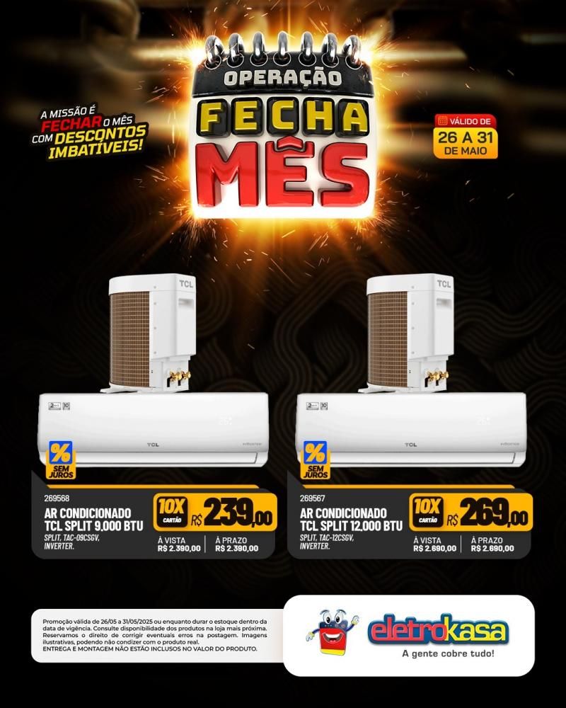 OPERAÇÃO FECHA MÊS, nas Lojas eletroKasa, em Rolim de Moura OPERAÇÃO FECHA MÊS, nas Lojas eletroKasa, em Rolim de Moura