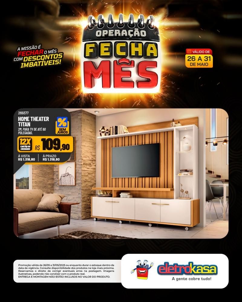OPERAÇÃO FECHA MÊS, nas Lojas eletroKasa, em Rolim de Moura OPERAÇÃO FECHA MÊS, nas Lojas eletroKasa, em Rolim de Moura