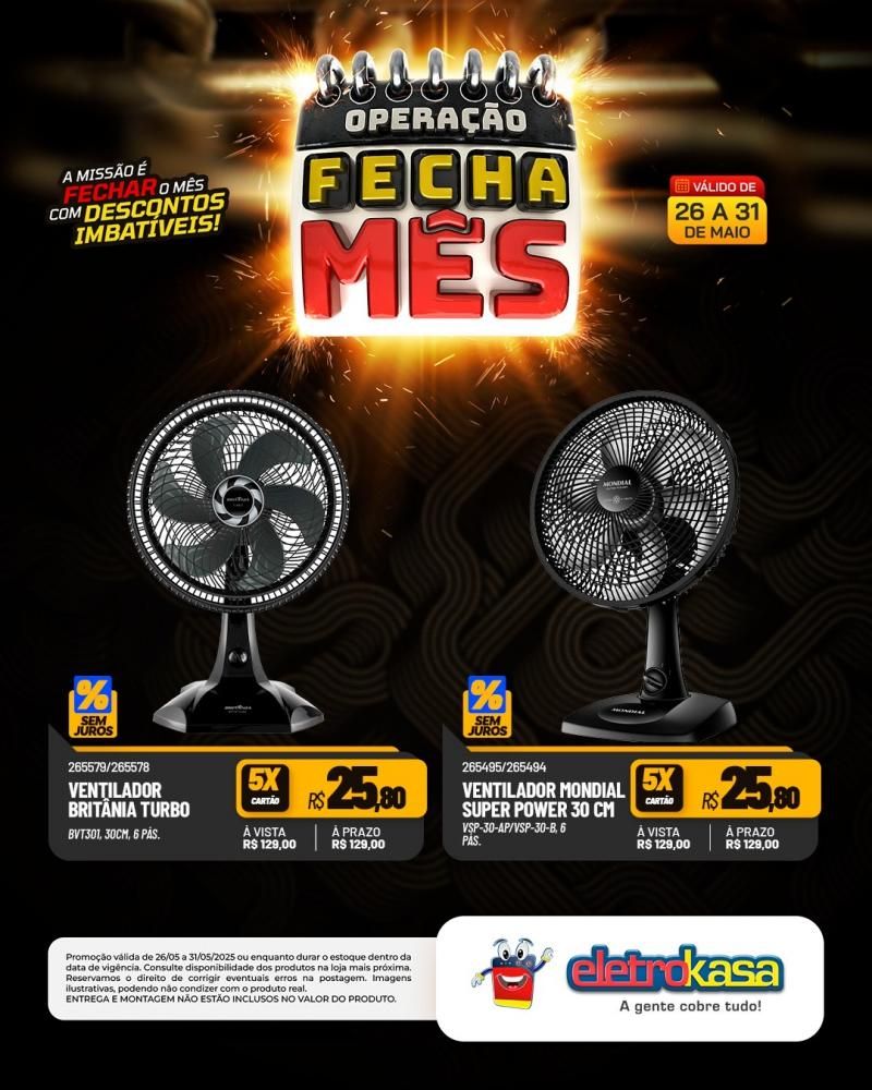 OPERAÇÃO FECHA MÊS, nas Lojas eletroKasa, em Rolim de Moura OPERAÇÃO FECHA MÊS, nas Lojas eletroKasa, em Rolim de Moura