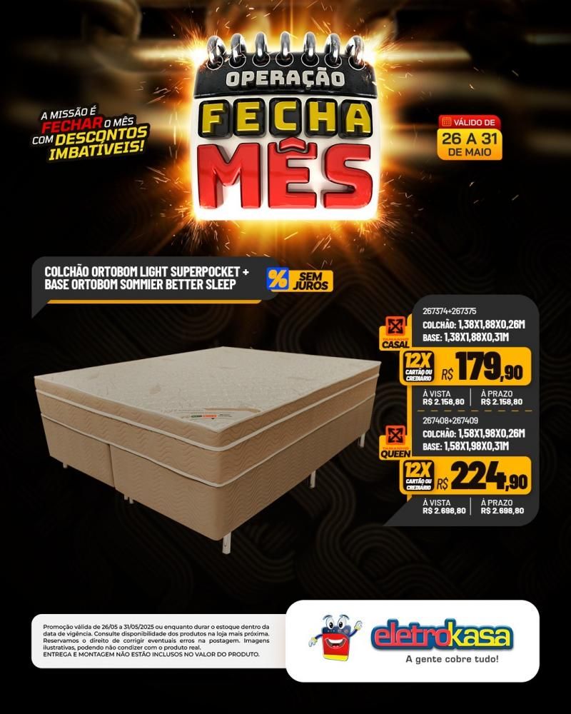 OPERAÇÃO FECHA MÊS, nas Lojas eletroKasa, em Rolim de Moura OPERAÇÃO FECHA MÊS, nas Lojas eletroKasa, em Rolim de Moura