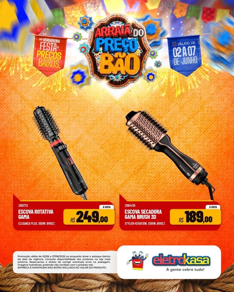 ARRAIÁ DO PREÇO BÃO, nas Lojas eletroKasa, em Rolim de Moura ARRAIÁ DO PREÇO BÃO, nas Lojas eletroKasa, em Rolim de Moura