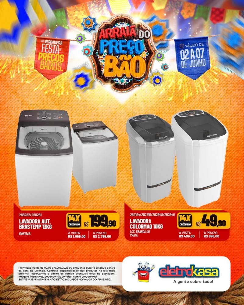 ARRAIÁ DO PREÇO BÃO, nas Lojas eletroKasa, em Rolim de Moura ARRAIÁ DO PREÇO BÃO, nas Lojas eletroKasa, em Rolim de Moura