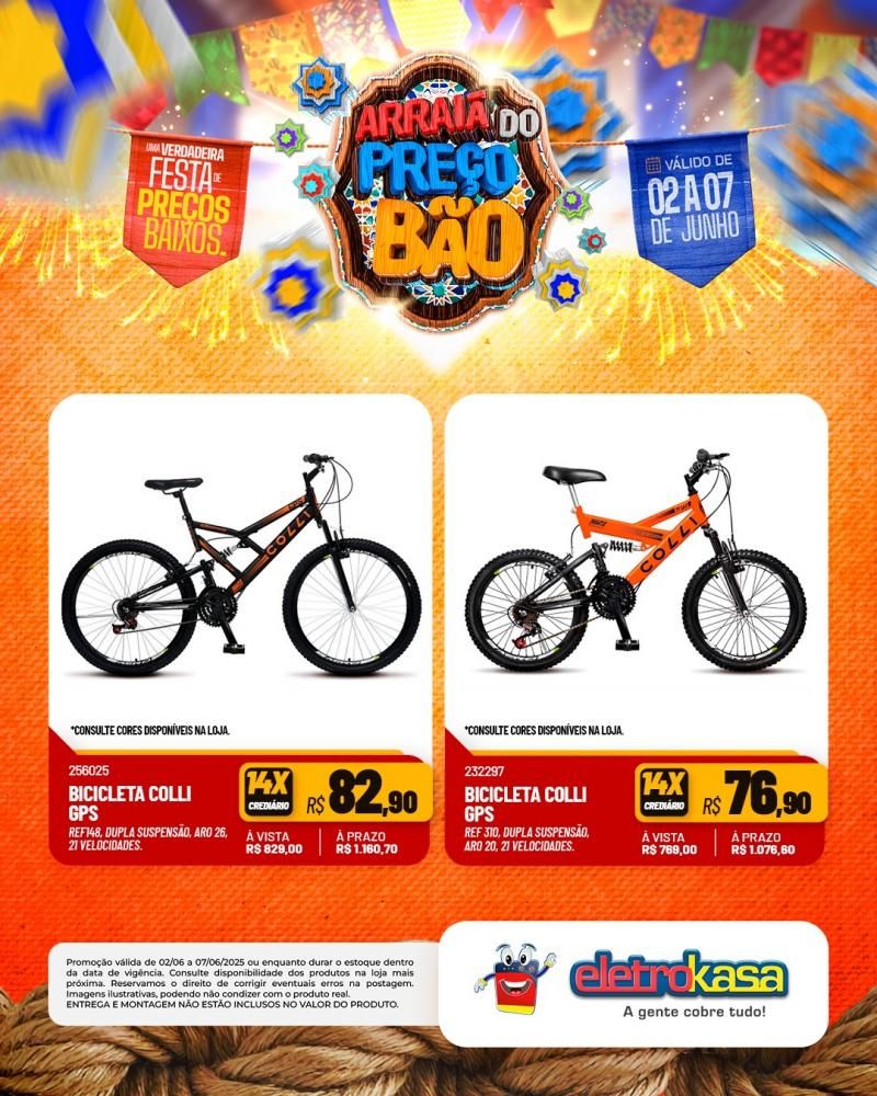 ARRAIÁ DO PREÇO BÃO, nas Lojas eletroKasa, em Rolim de Moura ARRAIÁ DO PREÇO BÃO, nas Lojas eletroKasa, em Rolim de Moura