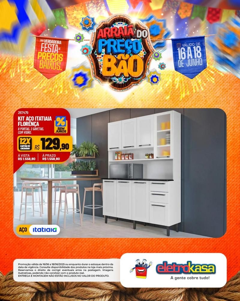 ARRAIÁ DO PREÇO BÃO, nas Lojas eletroKasa, em Rolim de Moura ARRAIÁ DO PREÇO BÃO, nas Lojas eletroKasa, em Rolim de Moura