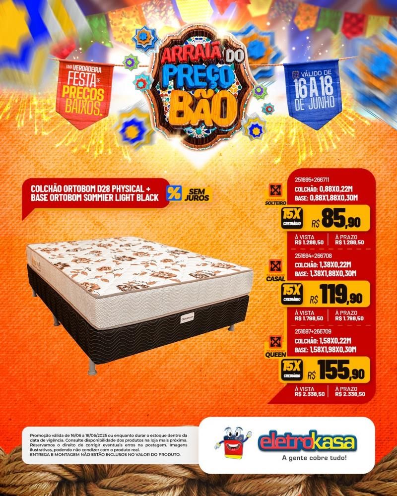 ARRAIÁ DO PREÇO BÃO, nas Lojas eletroKasa, em Rolim de Moura ARRAIÁ DO PREÇO BÃO, nas Lojas eletroKasa, em Rolim de Moura