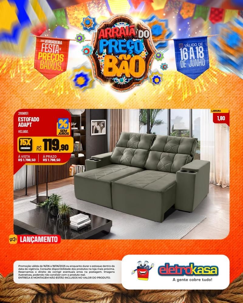 ARRAIÁ DO PREÇO BÃO, nas Lojas eletroKasa, em Rolim de Moura ARRAIÁ DO PREÇO BÃO, nas Lojas eletroKasa, em Rolim de Moura