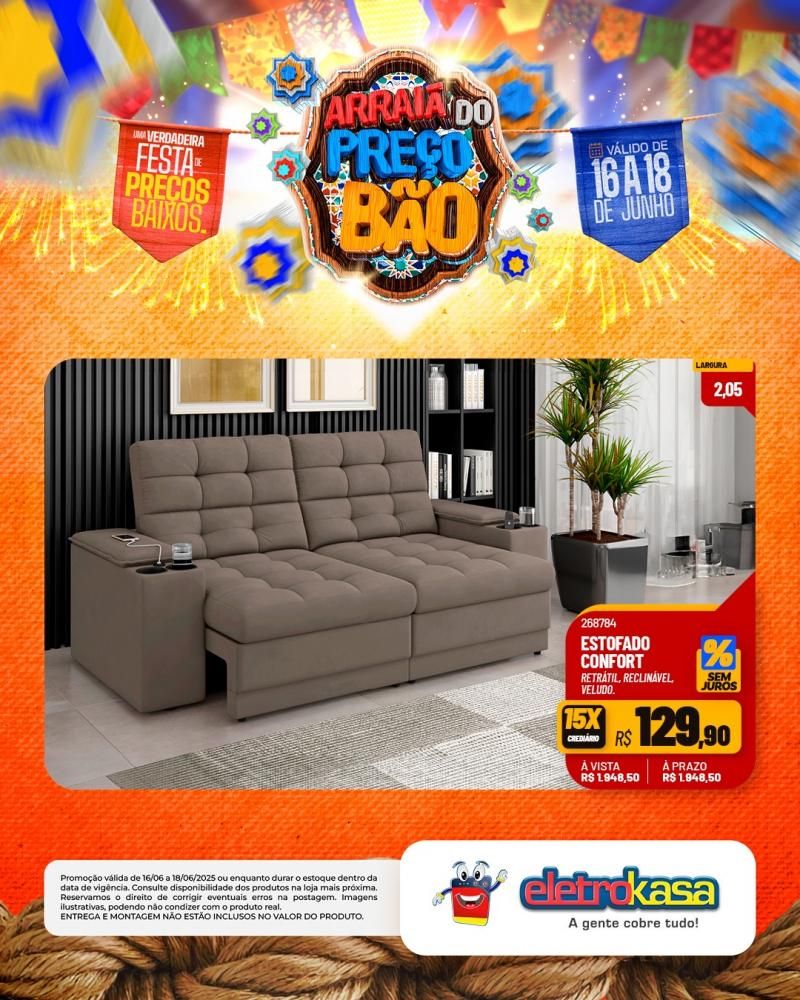 ARRAIÁ DO PREÇO BÃO, nas Lojas eletroKasa, em Rolim de Moura ARRAIÁ DO PREÇO BÃO, nas Lojas eletroKasa, em Rolim de Moura