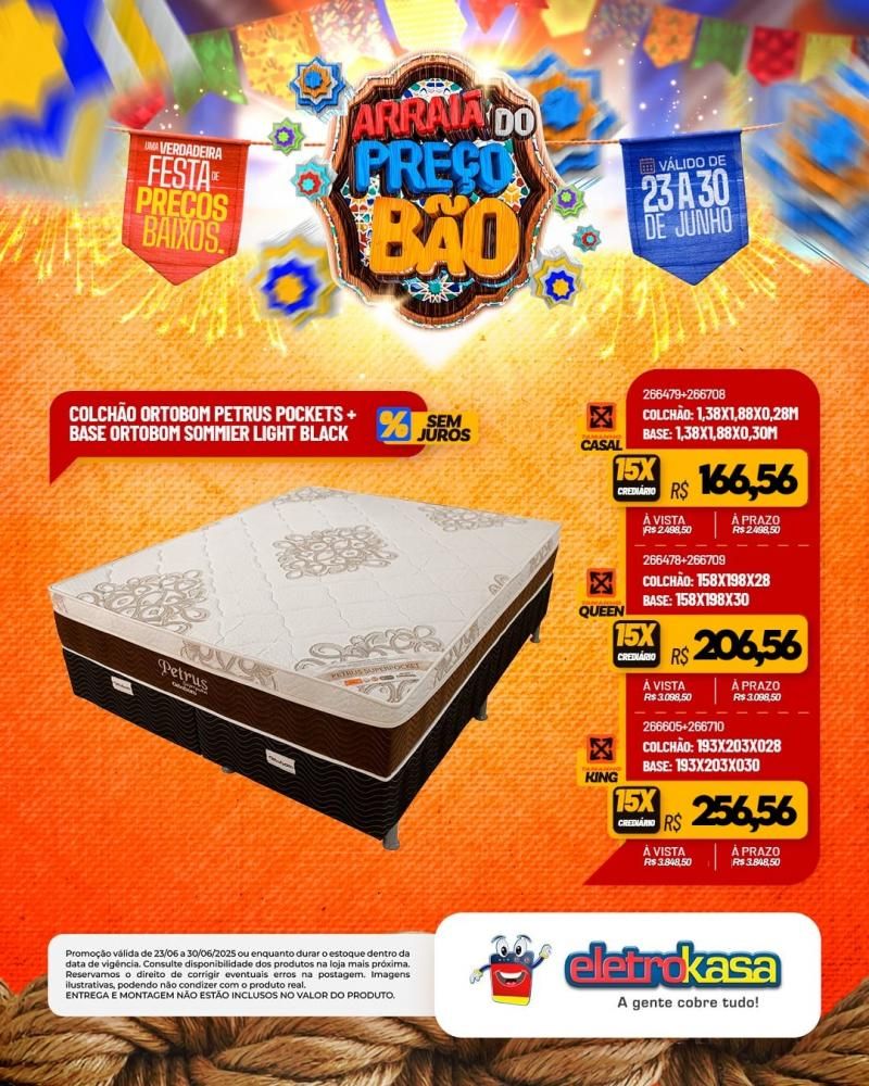 ARRAIÁ DO PREÇO BÃO nas lojas eletroKasa, em Rolim de Moura ARRAIÁ DO PREÇO BÃO nas lojas eletroKasa, em Rolim de Moura