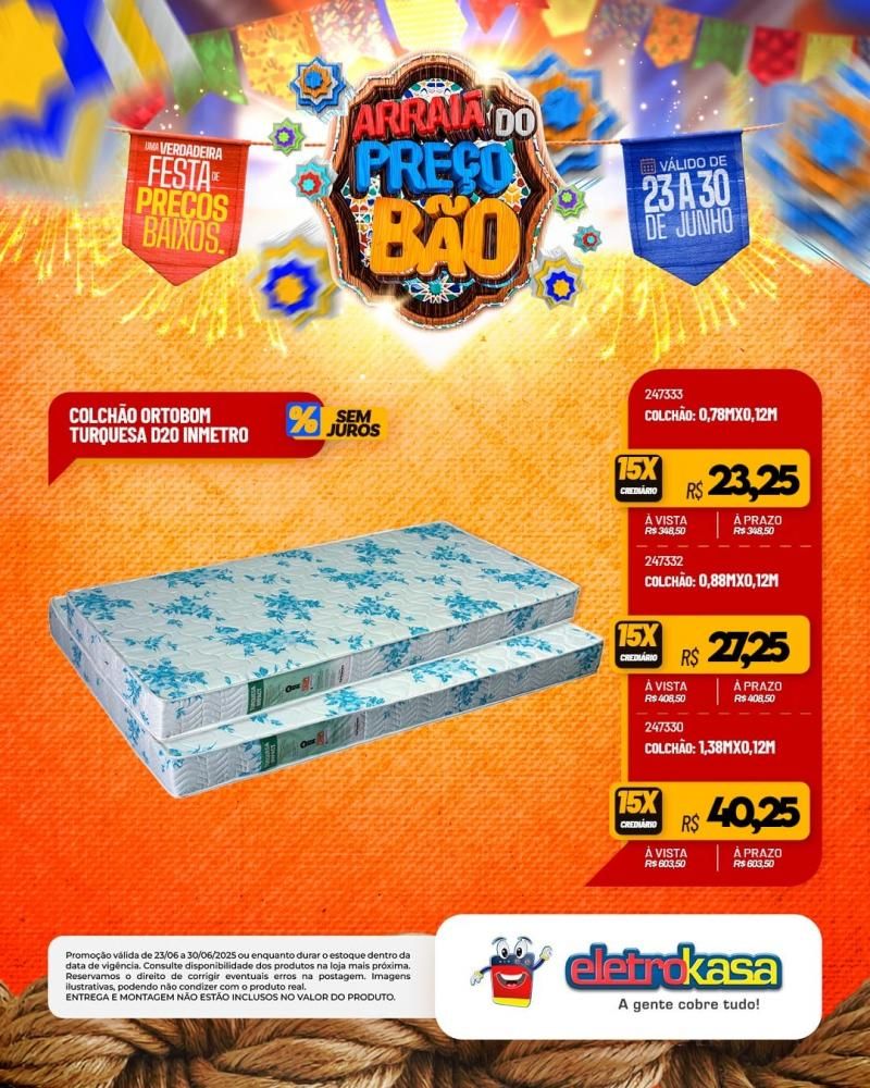 ARRAIÁ DO PREÇO BÃO nas lojas eletroKasa, em Rolim de Moura ARRAIÁ DO PREÇO BÃO nas lojas eletroKasa, em Rolim de Moura